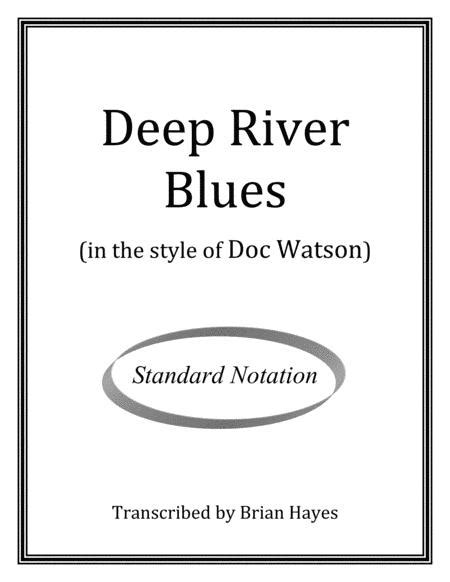 Deep River Blues Doc Watson Standard Notation Music Sheet Download