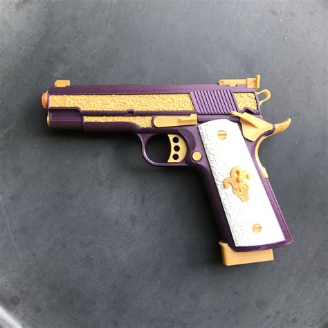 Jared Letos Joker Gun From Suicide Squad 3d Printed