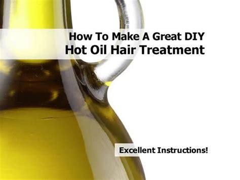 Dry or coarse hair will be best treated with avocado oil. How To Make A Great DIY Hot Oil Hair Treatment