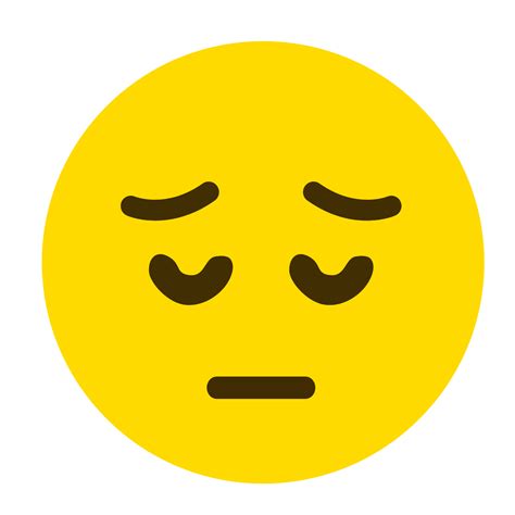 Yellow Sad Face Emoji Png File 9687647 Png