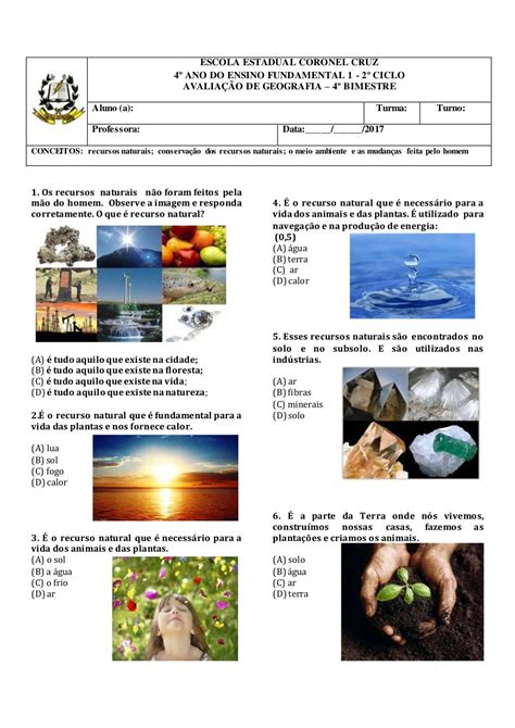 Geografia Para O 4 Ano
