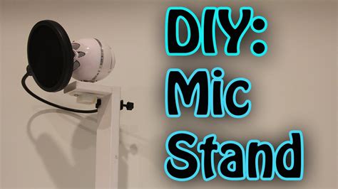 Running out of ideas for a microphone stand? DIY Microphone Stand -{Blue Snowball}- - YouTube