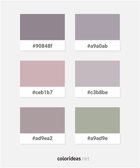 Dusty Gray Gray Dark Olive Green 858280 Color Palette Color Palette Ideas