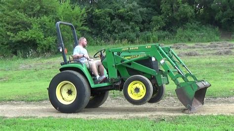 2000 JOHN DEERE 4400 4X4 TRACTOR WITH LOADER....35 HP!! - YouTube