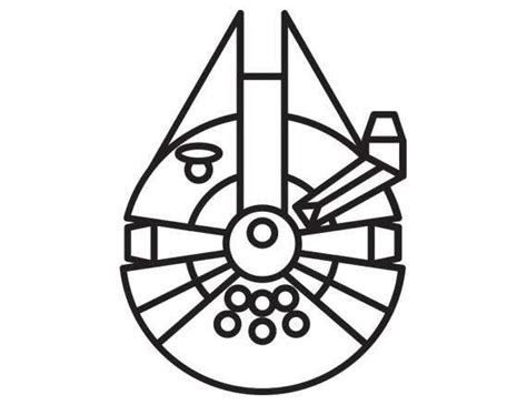 Millennium Falcon Drawing At Getdrawings Free Download