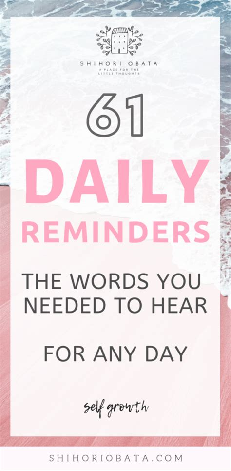 61 Simple Daily Reminders For A Happy Life