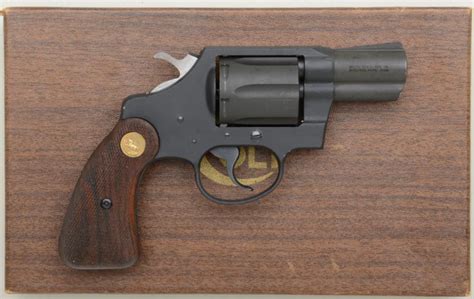 Colt Agent 38 Special 2 Barrel Double Action Revolver With Flat