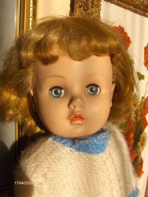 Large Vintage 1950s Sayco Original Doll In Dress In Muirhouse