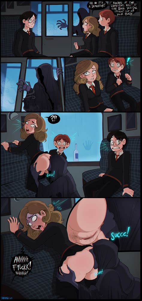 Post 2865358 Comic Dementor Harry James Potter Harry Potter Hermione Granger Ron Weasley Shadman
