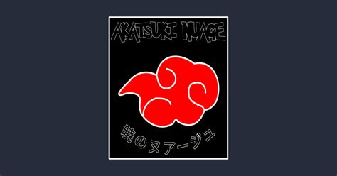 Red Cloud Logo Shirt Naruto Shippuden Akatsuki Shinobi Clan