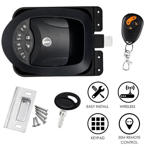 Rv Keyless Lock Safetyon Trailer Door Lock With Car Alarms Remote