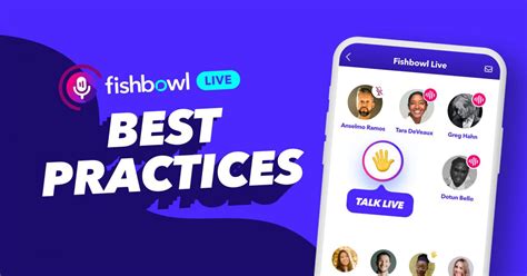 Best Practices Organize A Fishbowl Live Event Fishbowl Insights