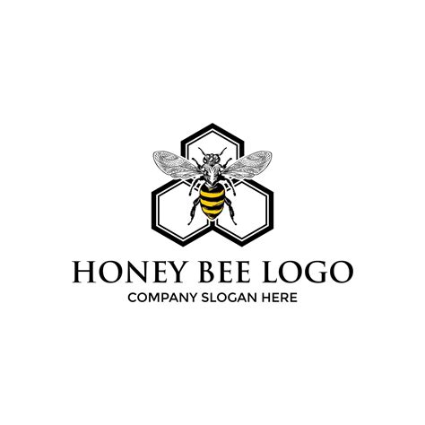 Premium Vector Honey Bee Logo Design Template