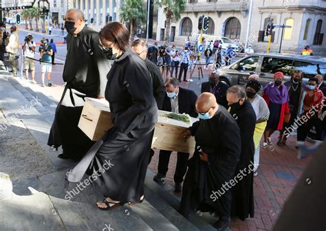 Coffin Carrying Body Anglican Archbishop Emeritus Editorial Stock Photo