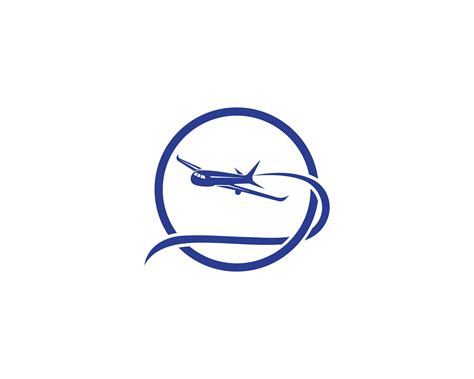 Aircraft Airplane Airline Logo Label Journey Air Travel Airliner