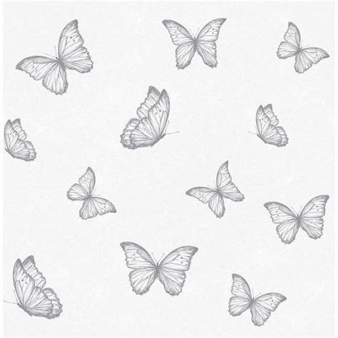 Grey Butterfly Art Butterfly Wallpaper Butterfly Wallpaper