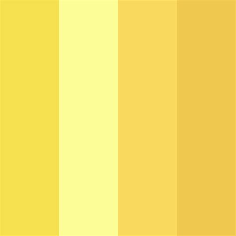 Pure Yellow Ghee Color Palette Color Palette Yellow Color Palette