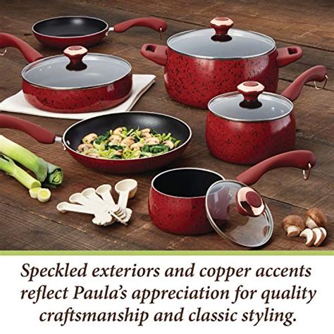 Paula deen is an emmy award winning tv chef, specialising in southern food, who has gone on to launch her own cookware range. Paula Deen Signature Nonstick Cookware Pots and Pans Set ...