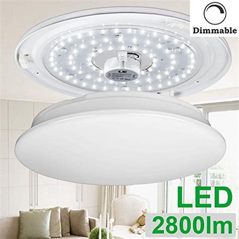 Love the size of this light fixture. LE 40W Dimmable Daylight White 19.3-Inch LED Ceiling ...