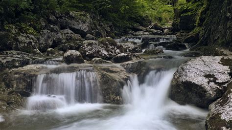 Download Wallpaper 3840x2160 River Water Waterfall Cascade Stones