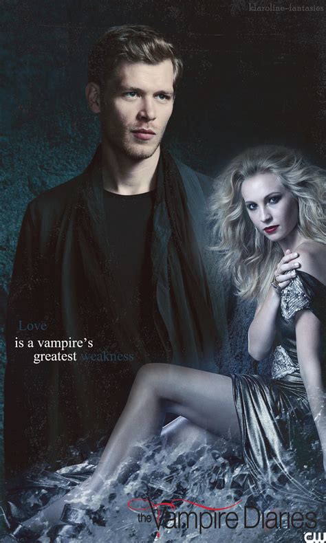 The Vampire Diaries Klaroline Fanart Poster Serie De Televisión El