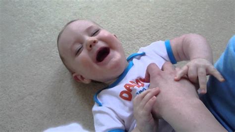 Baby Laughing At Being Tickled Youtube