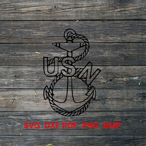 Navy Chief Anchor Old School Svg Dxf File Svg File Pdf Etsy New Zealand