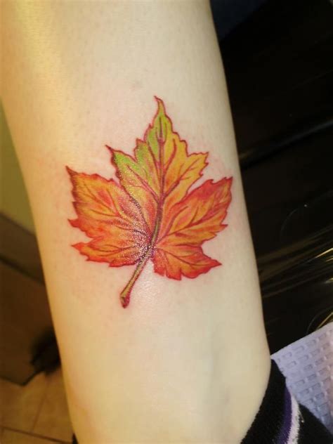 17 Best Images About Leaf Tattoos On Pinterest Fall