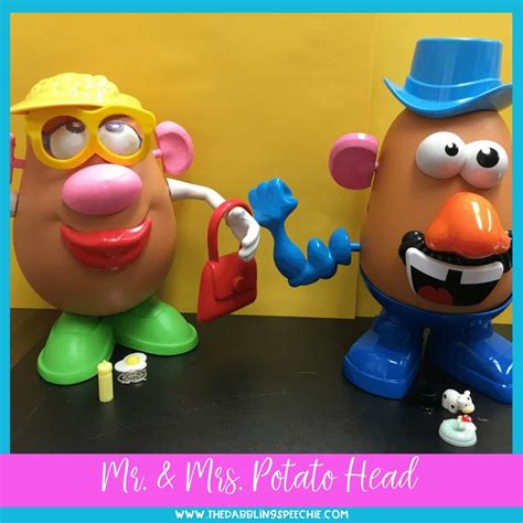 Mr And Mrs Potato Head In Speech Therapy Thedabblingspeechie