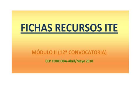 Calaméo recopilacion ITE CONVOCATORIA 12