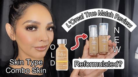 New Loréal True Match Foundation Combo Skin Review And Wear Test It