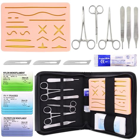 Buy Suture Training Kit Medical Suture Practice Kit Include 17 Pre Cut