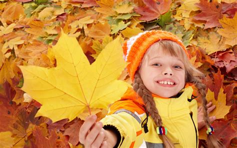 Child Autumn Wallpapers High Quality Download Free