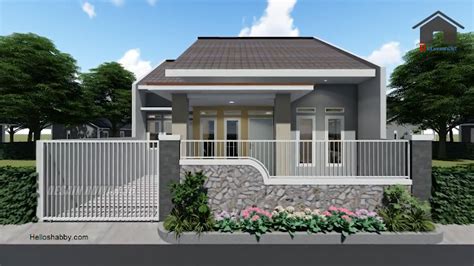100 denah rumah minimalis plus toko gambar desain rumah minimalis via desainrumah54.blogspot.com. Desain Rumah Modern Terbaru 8 x 12 M, dengan 3 Kamar Tidur ...