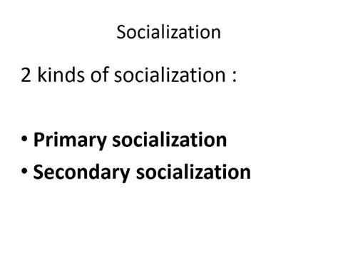 Socialization Culture Norms Social Rules Which Define