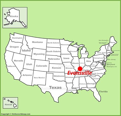 Evansville Map Indiana Us Discover Evansville With Detailed Maps
