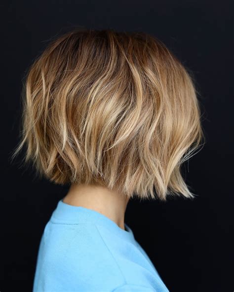 10 Easy Short Bob Haircuts For Thick Hair Women Short Hair Styles 2021