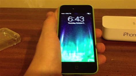 Iphone 5c Unboxing Green Youtube