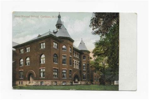 Vintage Postcard State Normal School Cortland Ny 1909 Ebay