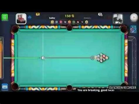 You can just tap the cue ball on the upper right corner of your screen. 8 ball pool belajar skill - YouTube