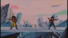 Watch goku defend the earth against evil on funimation! Fusion Dance GIFs | Tenor
