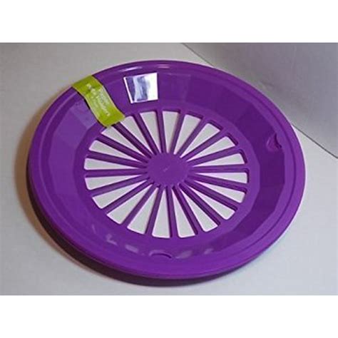 Plastic Paper Plate Holders Set Of 4 Lavender