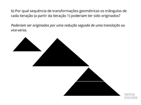 A Semelhança e o Triângulo de Sierpinski Planos de aula º ano
