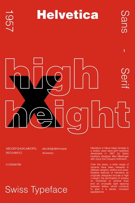Typography Poster Helvetica