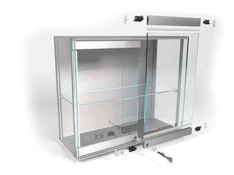 Virtus Sliding Track For Glass Display Cabinet Virtus Glass Display