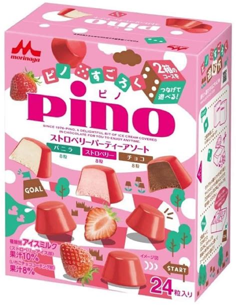 Pino Strawberry Party Assortment Pino Sugoroku Package Pino Chocoa