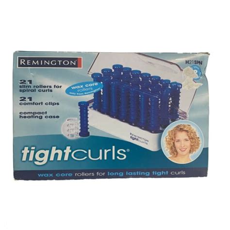 Remington Tight Curls Wax Core Pageant Hot Rollers Curlers Clips