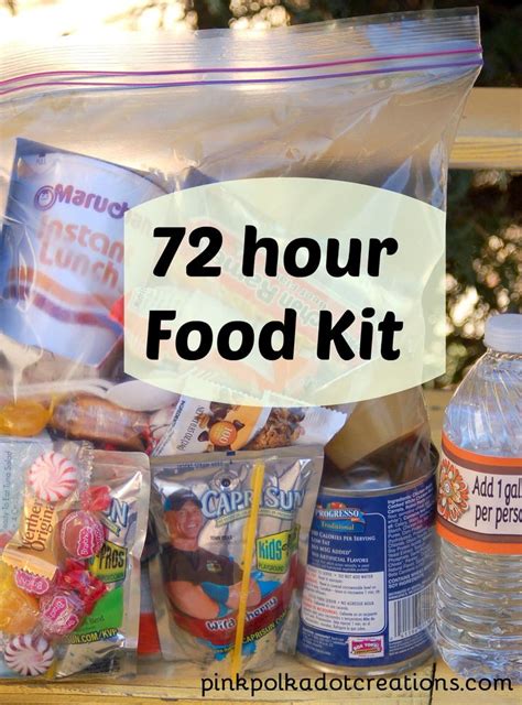 72 Hour Food Kits Practical Ideas 72 Hour Emergency Kit Emergency