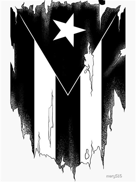 Find the perfect sarawak flag stock photos and editorial news pictures from getty images. "Puerto Rican Flag Black and White" Sticker by mery516 ...