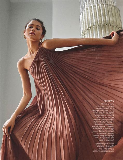 Zendaya Vogue Uk April 2021 Issue • Celebmafia